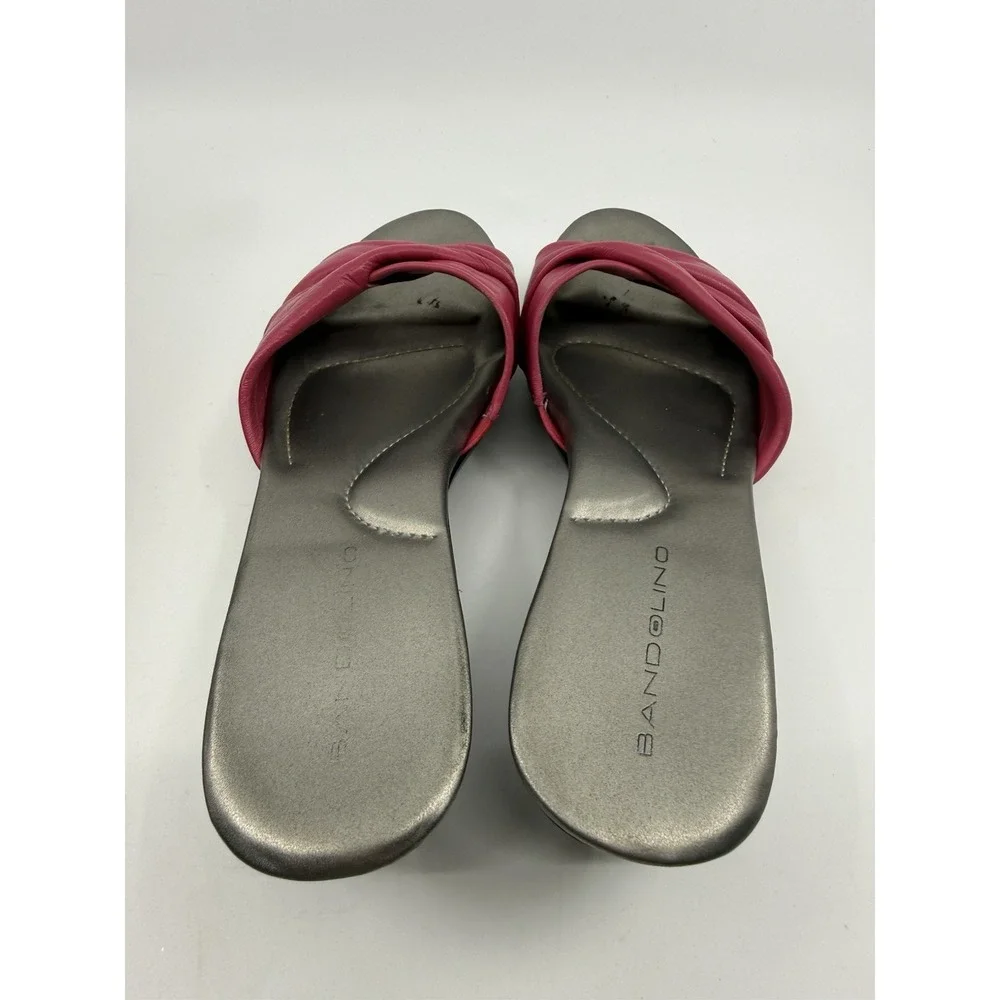 Bandolino Women's Bdyeva Pink Sandal Heels Size 8.5 M With Box